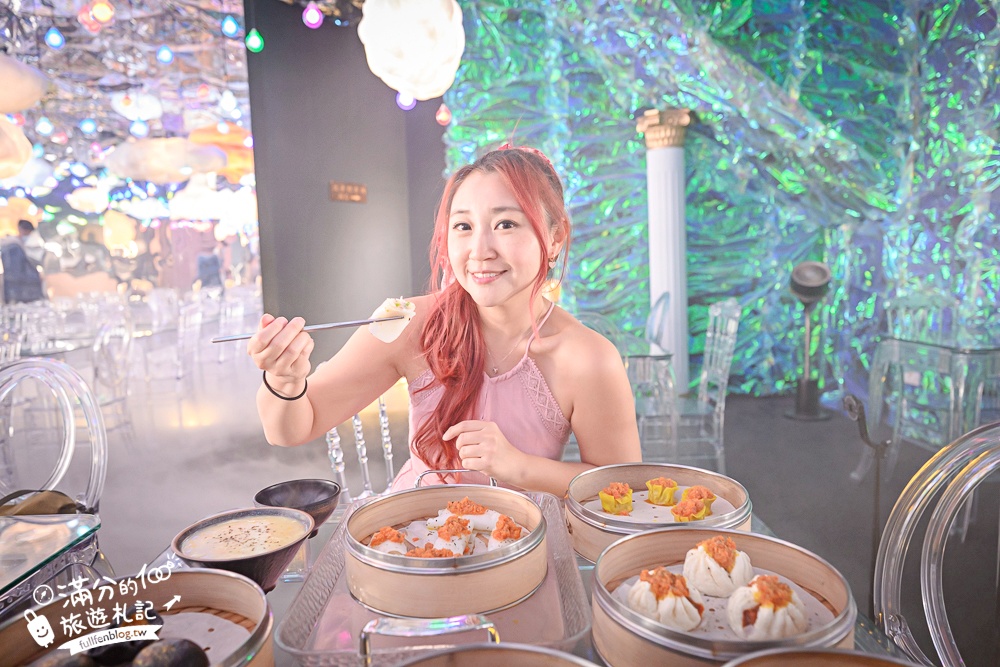 台南【萬霧小籠湯包專賣店】霧裡吃小籠包超浮誇,沉浸式藝術攝影棚就像在拍MV!