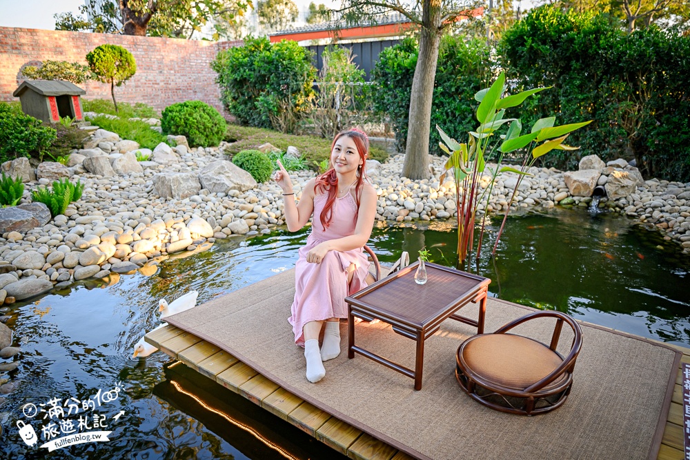 雲林【虎珍堂森之院】免門票禪風日式庭院.必吃薯燒包&地瓜豆腐冰,還能近距離餵小羊唷