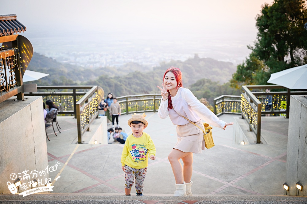 南投景點【松柏嶺受天宮】海拔400公尺的廟宇宮殿，同時看彰化南投,全新龜蛇立體彩繪地景好震撼~180度超廣角觀景視野!