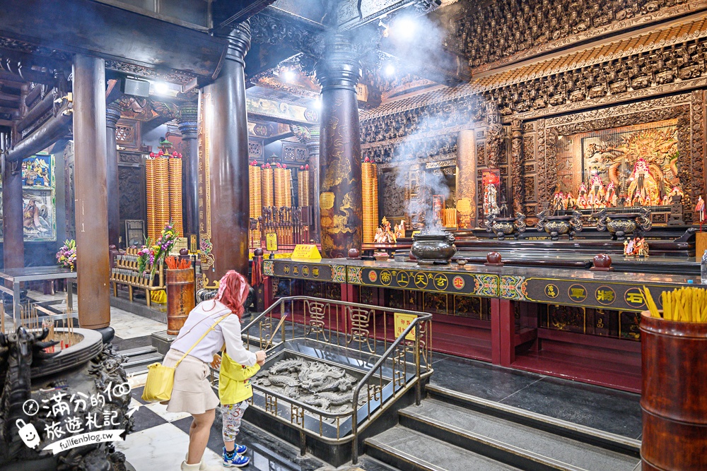 南投景點【松柏嶺受天宮】海拔400公尺的廟宇宮殿，同時看彰化南投,全新龜蛇立體彩繪地景好震撼~180度超廣角觀景視野!