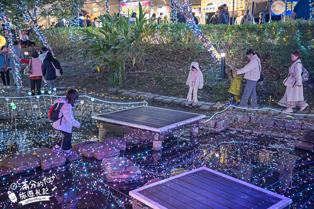 【2025礁溪溫泉燈花季】最新活動資訊＆點燈時間,一期一會的冬戀蘭陽銀河燈海.泡溫泉.賞花燈.吃美食!