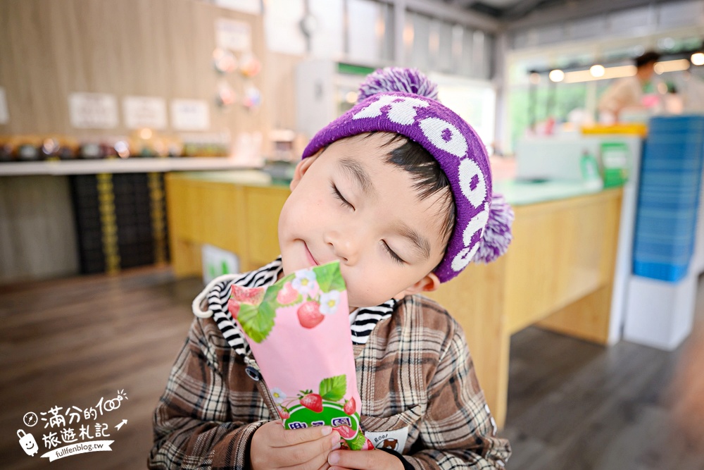 苗栗【興品園草莓農場】這不僅是高架親子草莓園.根本是兒童遊戲場,免費玩不限時,還有玻璃屋咖啡館~超狂!