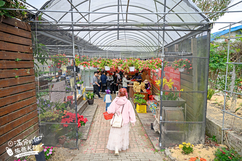 苗栗【灣潭玫瑰草莓園】大湖親子草莓園推薦,苗栗最大規模溫室高架草莓園.還能玩草莓醬手作DIY!
