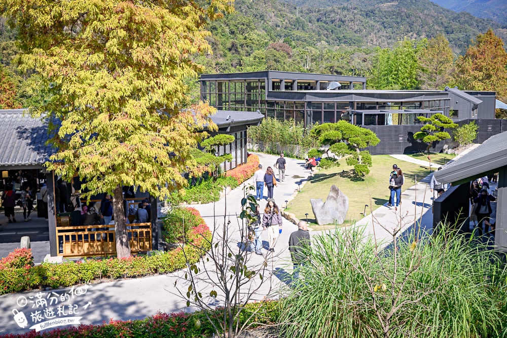 南投新景點【春秋山林】國姓山林後花園,泡足湯.吃美食.漫步日式松林庭院好愜意!