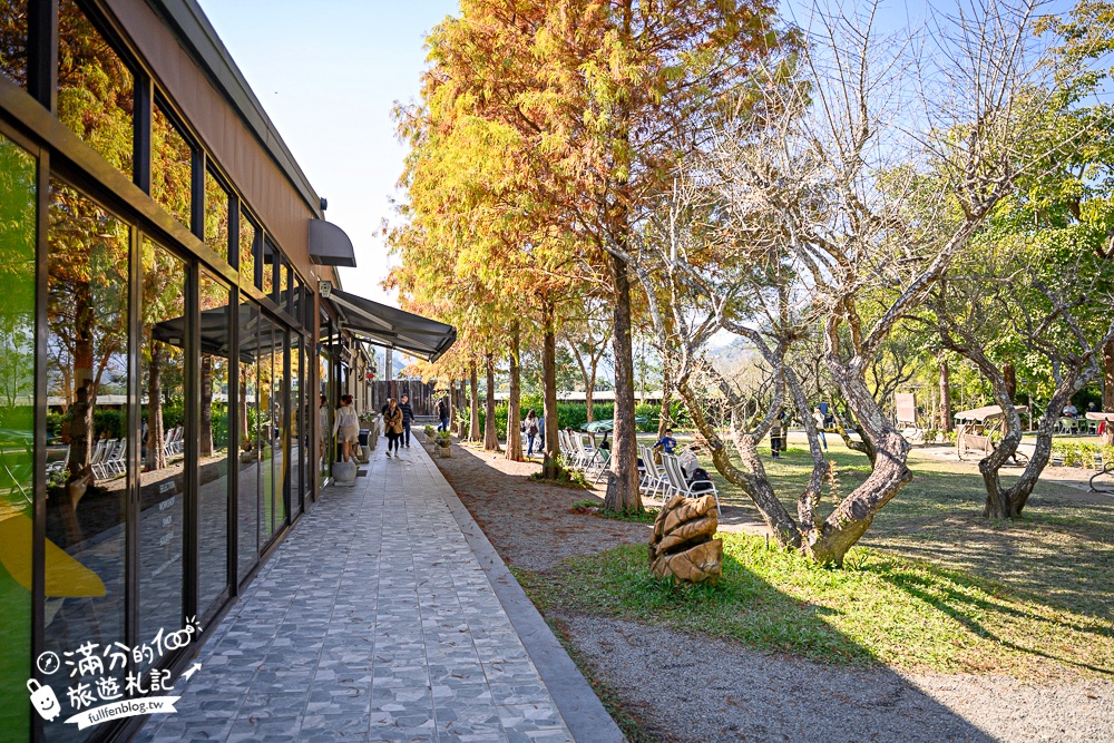 南投新景點【春秋山林】國姓山林後花園,泡足湯.吃美食.漫步日式松林庭院好愜意!