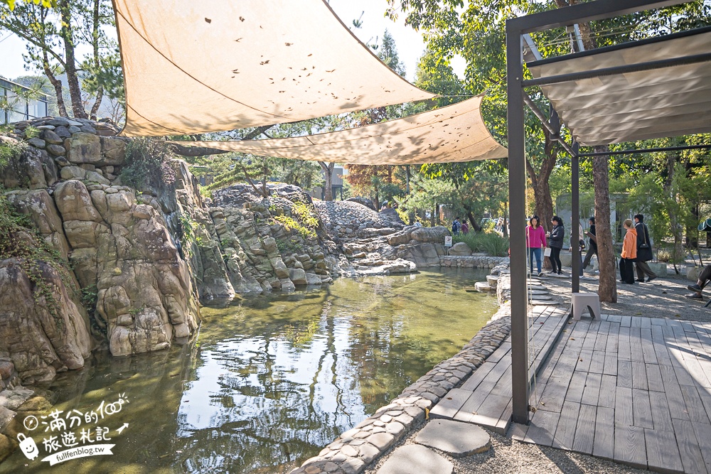 南投新景點【春秋山林】國姓山林後花園,泡足湯.吃美食.漫步日式松林庭院好愜意!