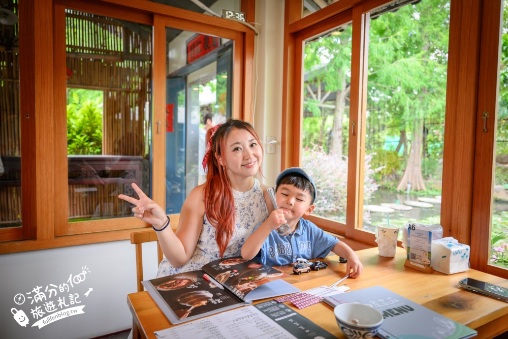 台中【田寮農莊】台中落羽松庭院餐廳,純樸鄉村風~療癒的水上蓮花池步道!