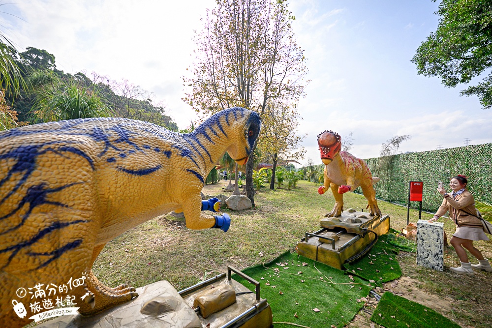 【恐龍大復活關渡探險樂園】1500坪的沉浸式恐龍世界,TOP4必玩恐龍互動體驗＆門票玩樂攻略!
