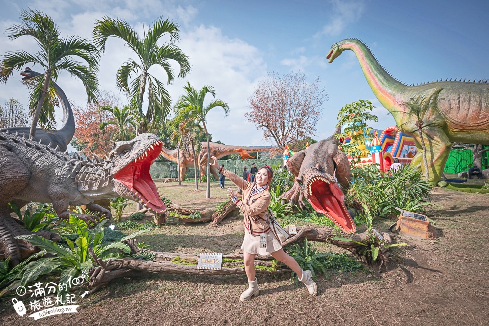 【恐龍大復活關渡探險樂園】1500坪的沉浸式恐龍世界,TOP4必玩恐龍互動體驗＆門票玩樂攻略!