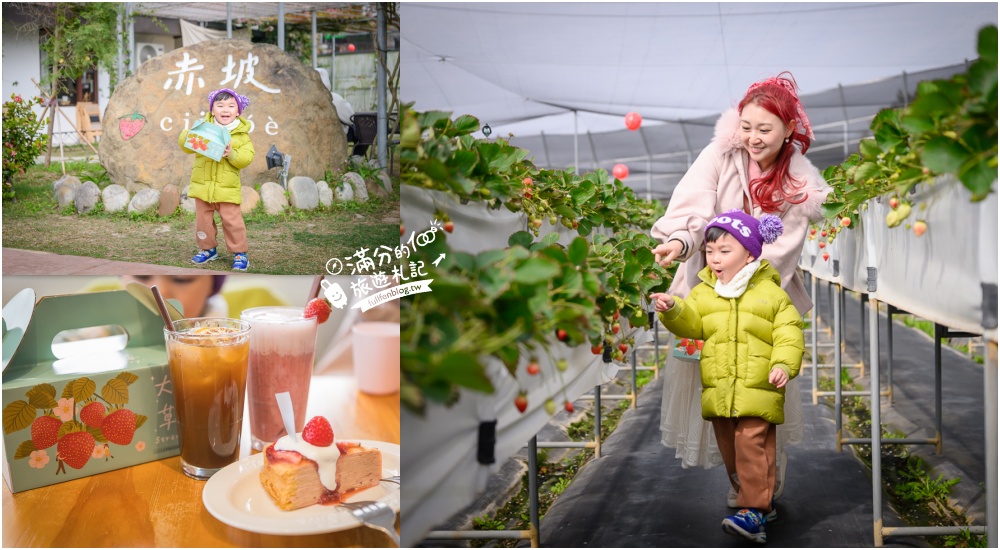 延伸閱讀：【赤坡高架草莓園】苗栗親子高架草莓園推薦,採草莓.吃甜點.下午茶~文青風質感草莓咖啡館!