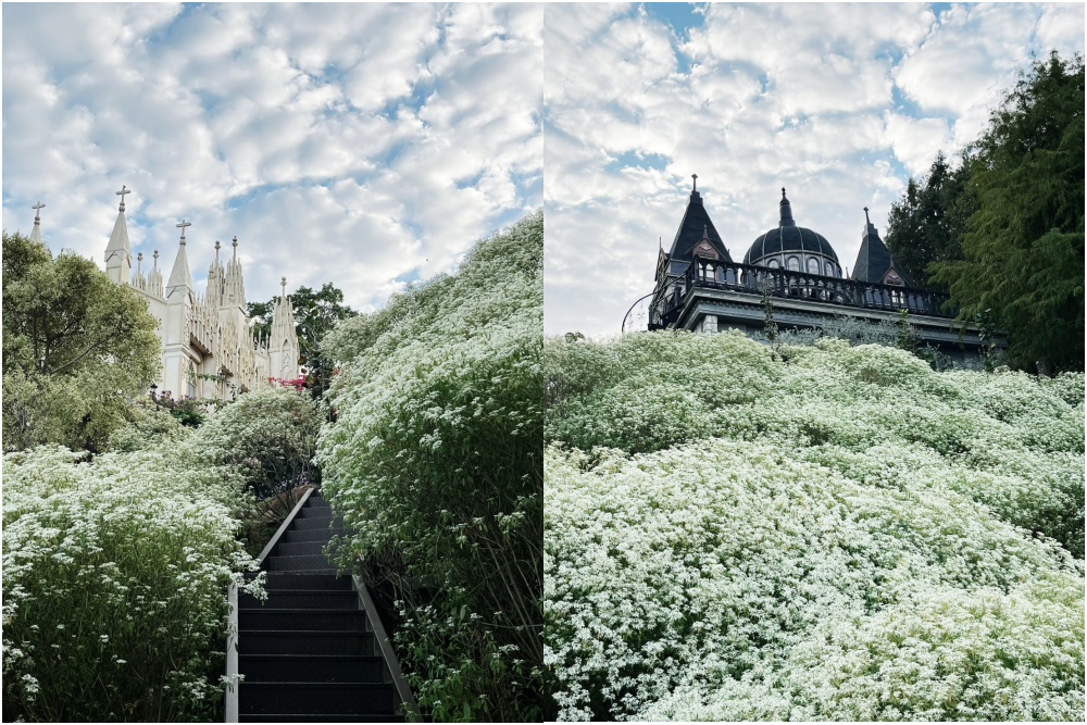 苗栗【愛麗絲的天空專業攝影基地】只要300元~拍照也能環遊世界,歐風城堡.義大利教堂.日本村通通帶你玩!