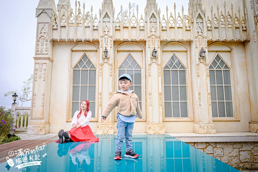 苗栗【愛麗絲的天空專業攝影基地】只要300元~拍照也能環遊世界,歐風城堡.義大利教堂.日本村通通帶你玩!