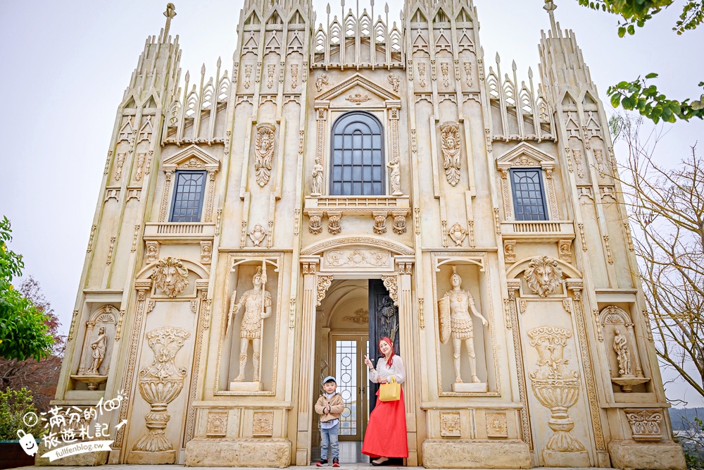 苗栗【愛麗絲的天空專業攝影基地】只要300元~拍照也能環遊世界,歐風城堡.義大利教堂.日本村通通帶你玩!