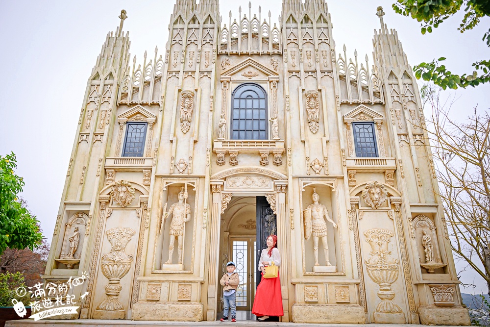 苗栗【愛麗絲的天空專業攝影基地】只要300元~拍照也能環遊世界,歐風城堡.義大利教堂.日本村通通帶你玩!