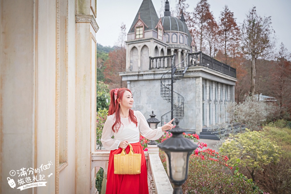 苗栗【愛麗絲的天空專業攝影基地】只要300元~拍照也能環遊世界,歐風城堡.義大利教堂.日本村通通帶你玩!
