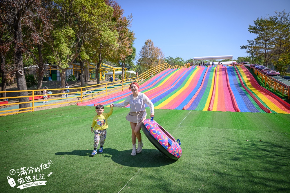 【2026百果山探索樂園最新玩法＆設施價格與身高限制】必玩叢林飛車.漂漂河和彩虹滑道.超刺激的恐龍王國!