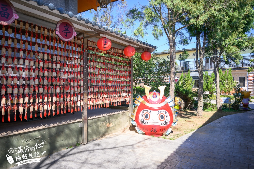 台中【義虎堂虎爺廟】孩子的守護神,求福求財求平安,還能賞櫻花.走生態池餵魚,看高鐵奔馳!