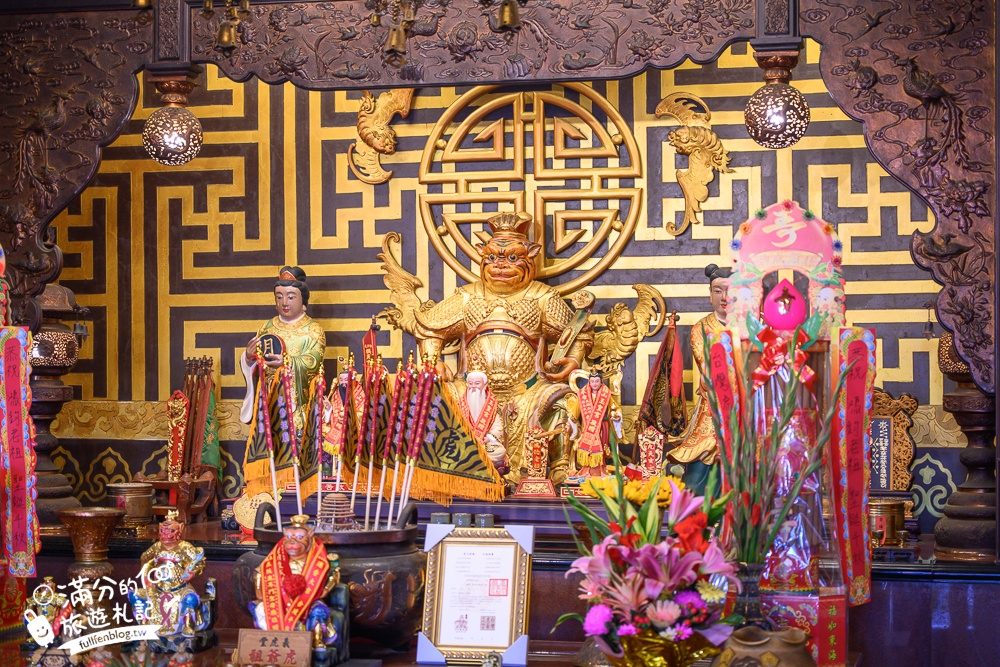 台中【義虎堂虎爺廟】孩子的守護神,求福求財求平安,還能賞櫻花.走生態池餵魚,看高鐵奔馳!