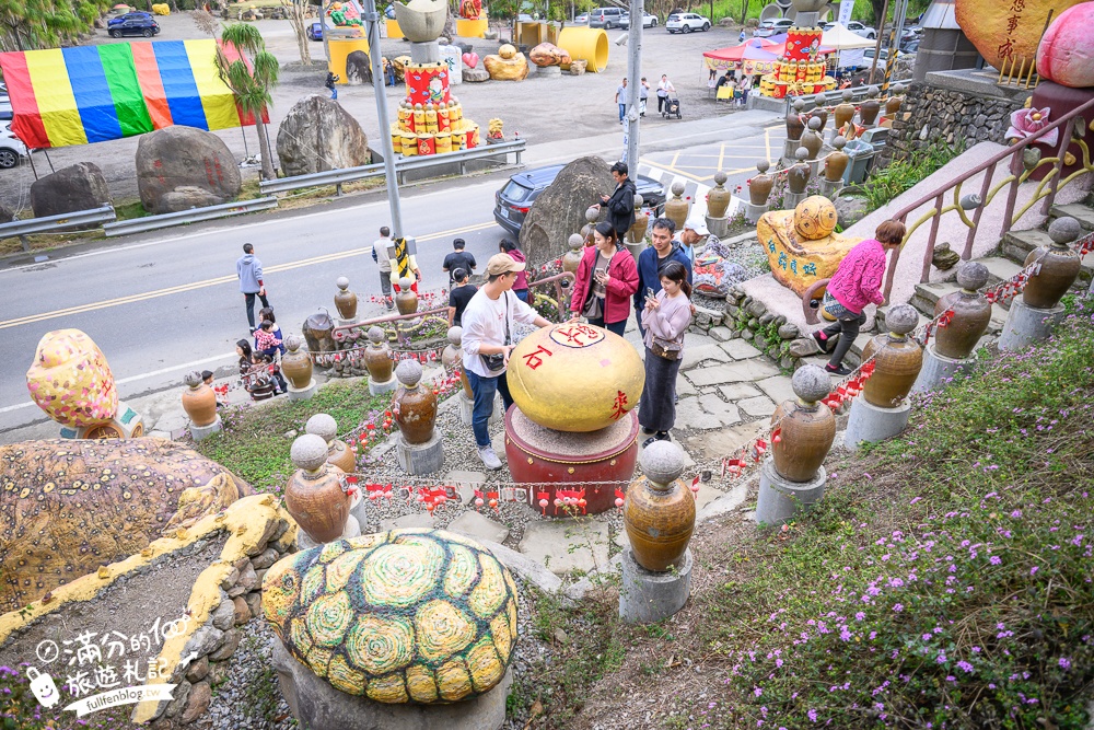南投國姓【元寶土地公廟】摸金元寶.轉好運石.抱發財磚.年節走春必訪~巨人的金元寶這裡搬,順遊景點攻略!