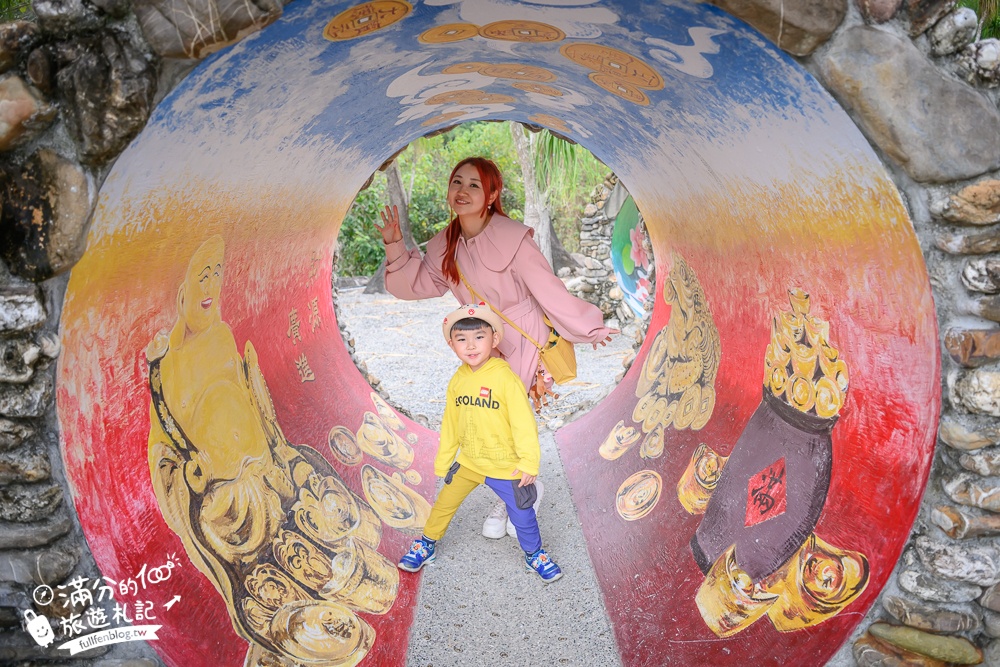 南投國姓【元寶土地公廟】摸金元寶.轉好運石.抱發財磚.年節走春必訪~巨人的金元寶這裡搬,順遊景點攻略!