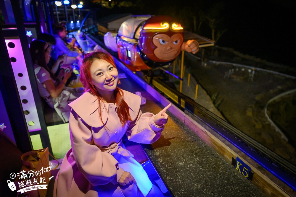 雲林古坑景點【華南天空之夜養生泡腳咖啡】250元泡腳看夜景送飲料,最新浪漫愛情橋,彎月相框拱門超好拍!