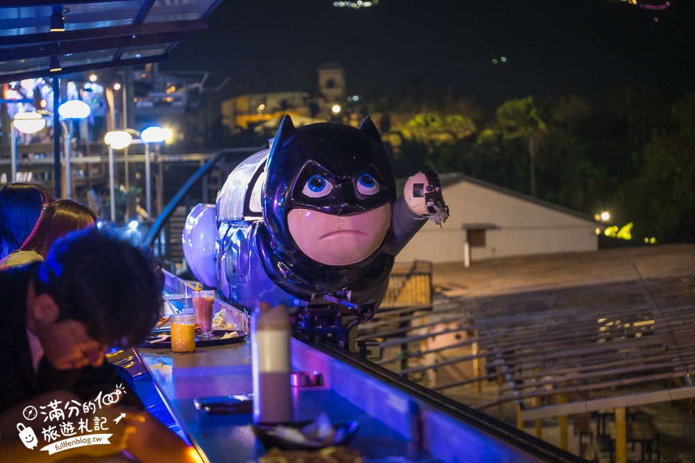 雲林古坑景點【華南天空之夜養生泡腳咖啡】250元泡腳看夜景送飲料,最新浪漫愛情橋,彎月相框拱門超好拍!