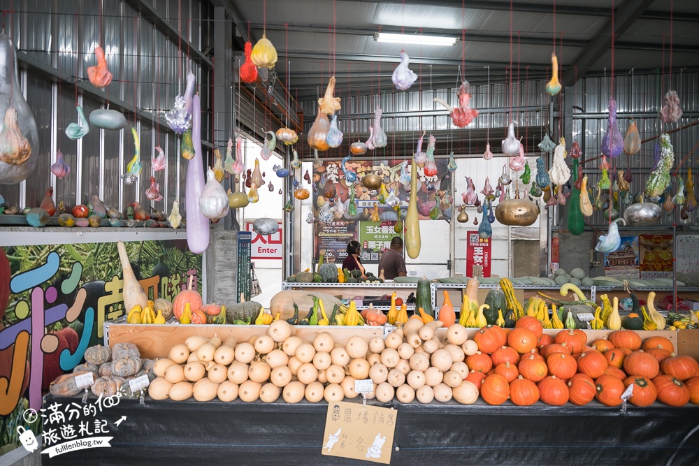 雲林【綠金蕃茄南瓜農場】全台唯一南瓜隧道小火車.可無限次搭乘.全室內景點.玩拍七彩南瓜.還有採果體驗唷!