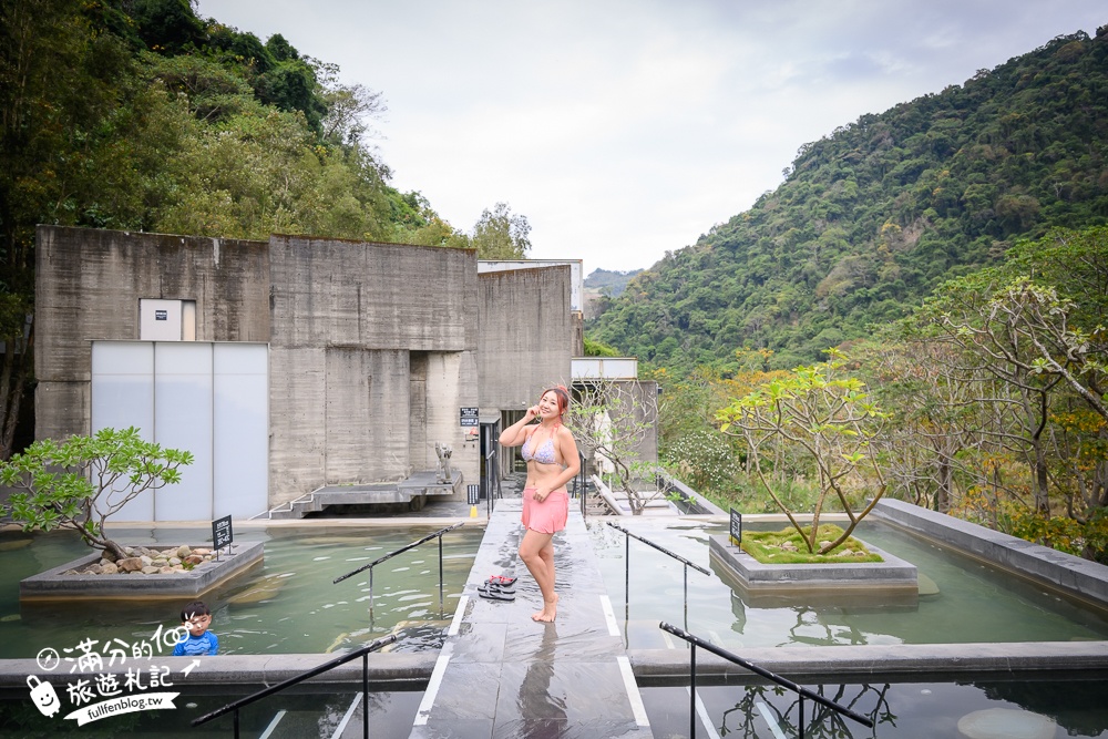 苗栗【泰安觀止溫泉會館】一泊二食溫泉客房開箱.可住宿可泡湯.被森林包圍的清水模溫泉城堡!