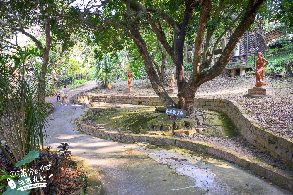 高雄【三桃山森林休閒園】台灣最早期的遊樂園創始地.100元門票玩到底.人氣高空腳踏車&超長溜滑梯!