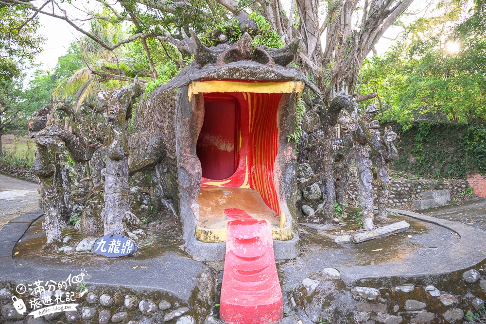 高雄【三桃山森林休閒園】台灣最早期的遊樂園創始地.100元門票玩到底.人氣高空腳踏車&超長溜滑梯!
