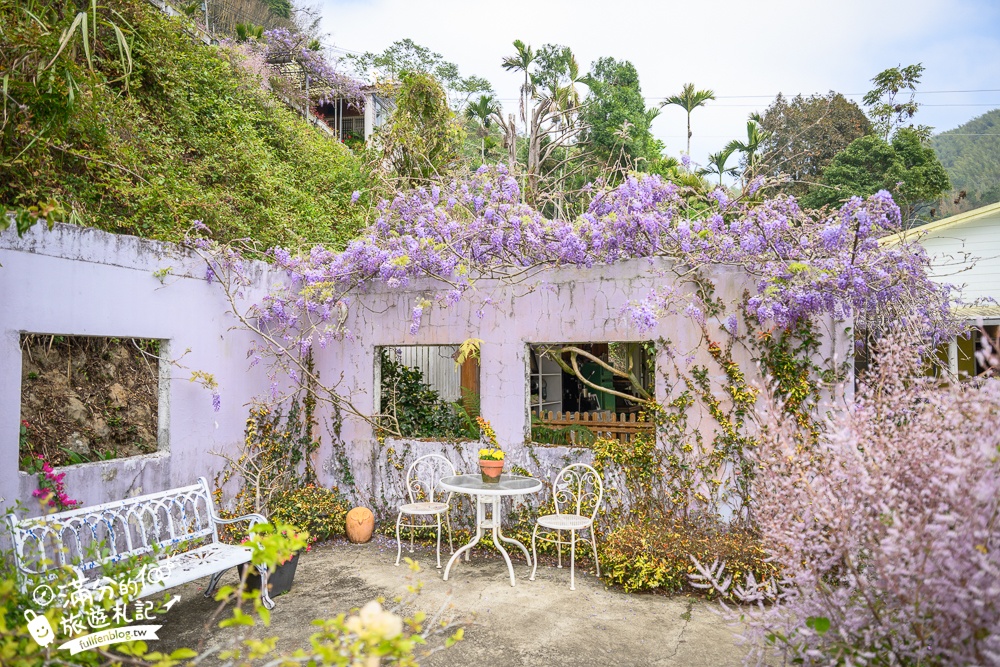 【2026阿喜紫藤花季】瑞里最美紫藤花園民宿,賞花預約方式攻略,山城中最美紫色仙境！