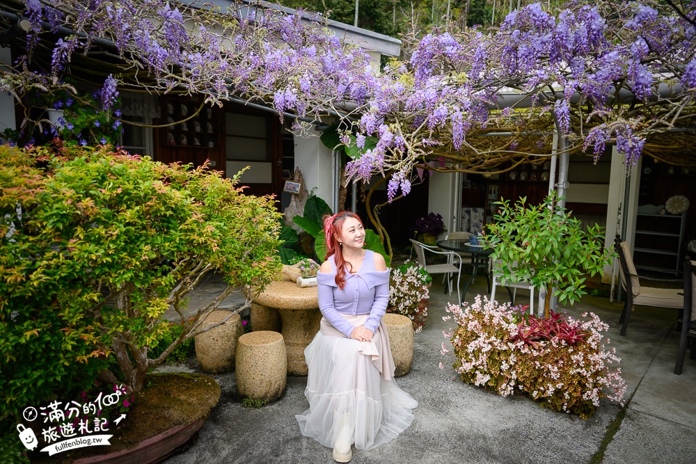 【2026阿喜紫藤花季】瑞里最美紫藤花園民宿,賞花預約方式攻略,山城中最美紫色仙境！
