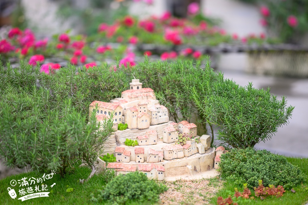 苗栗【雅聞七里香玫瑰森林】全台最大免門票玫瑰花園玩樂攻略,免費入園, 逛花園也能環遊全世界唷!