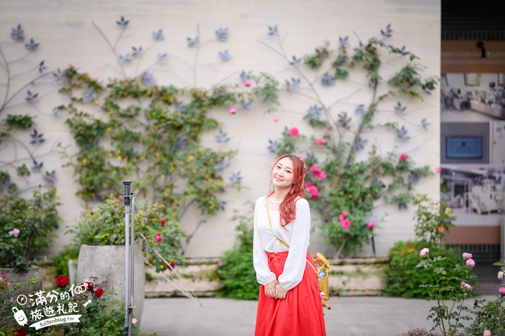 苗栗【雅聞七里香玫瑰森林】全台最大免門票玫瑰花園玩樂攻略,免費入園, 逛花園也能環遊全世界唷!