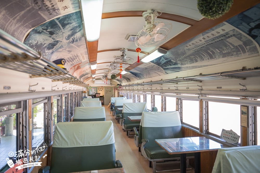 台中【新幹線列車站火車餐廳】在景觀火車上用餐.賞櫻花.看火車.玩兒童遊戲區!