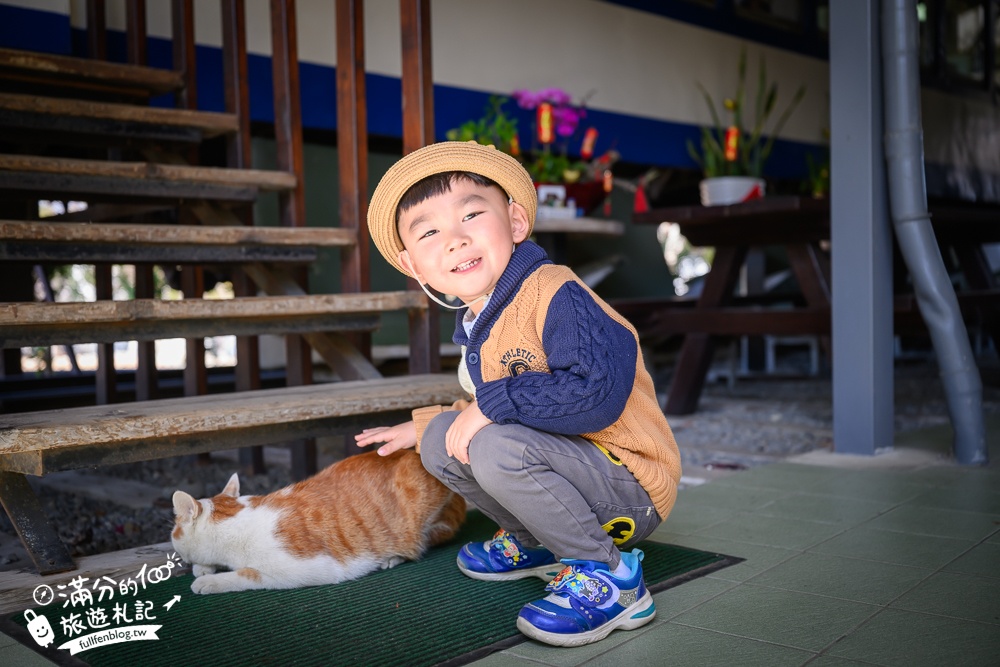 台中【新幹線列車站火車餐廳】在景觀火車上用餐.賞櫻花.看火車.玩兒童遊戲區!