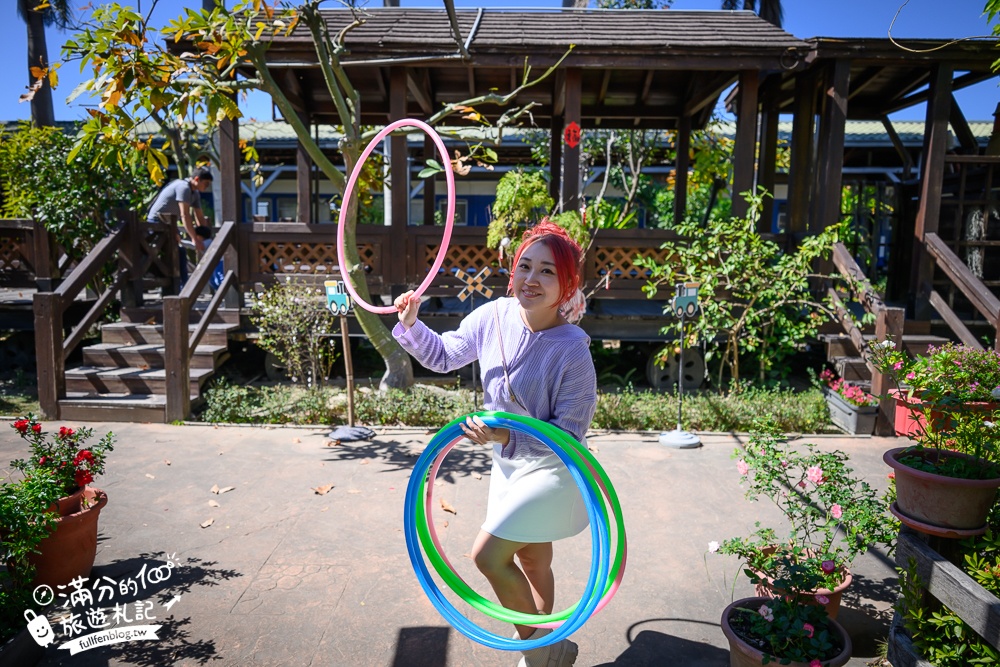 台中【新幹線列車站火車餐廳】在景觀火車上用餐.賞櫻花.看火車.玩兒童遊戲區!