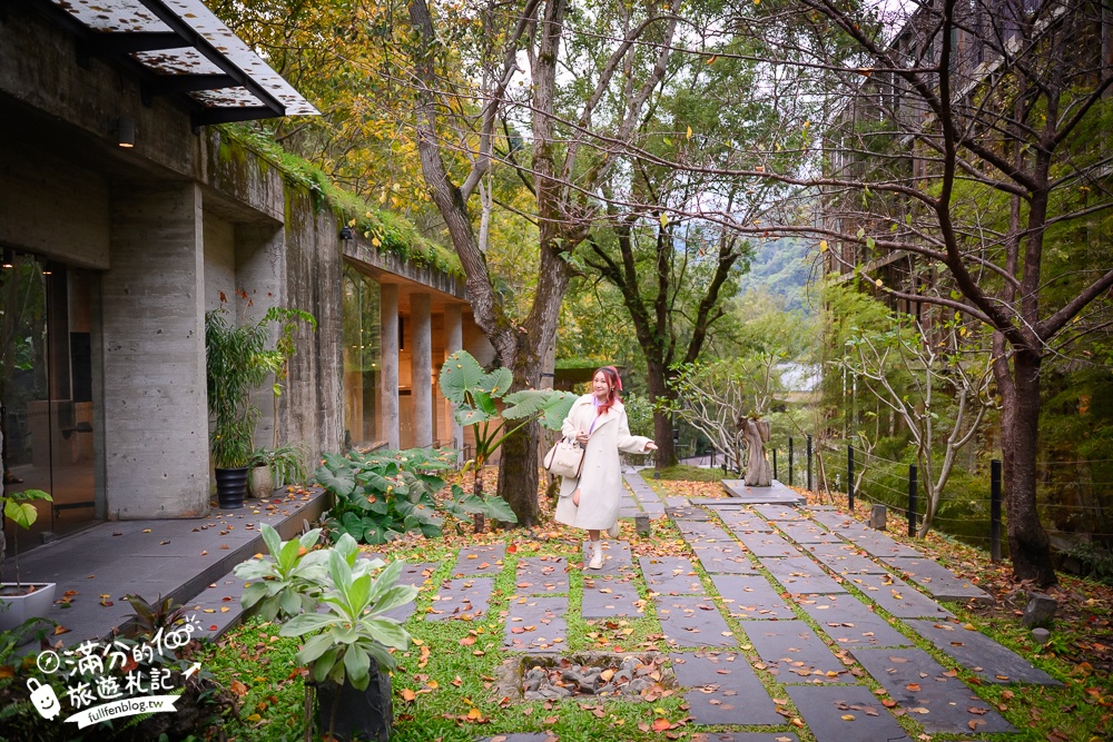 苗栗【泰安觀止溫泉會館】一泊二食溫泉客房開箱.可住宿可泡湯.被森林包圍的清水模溫泉城堡!