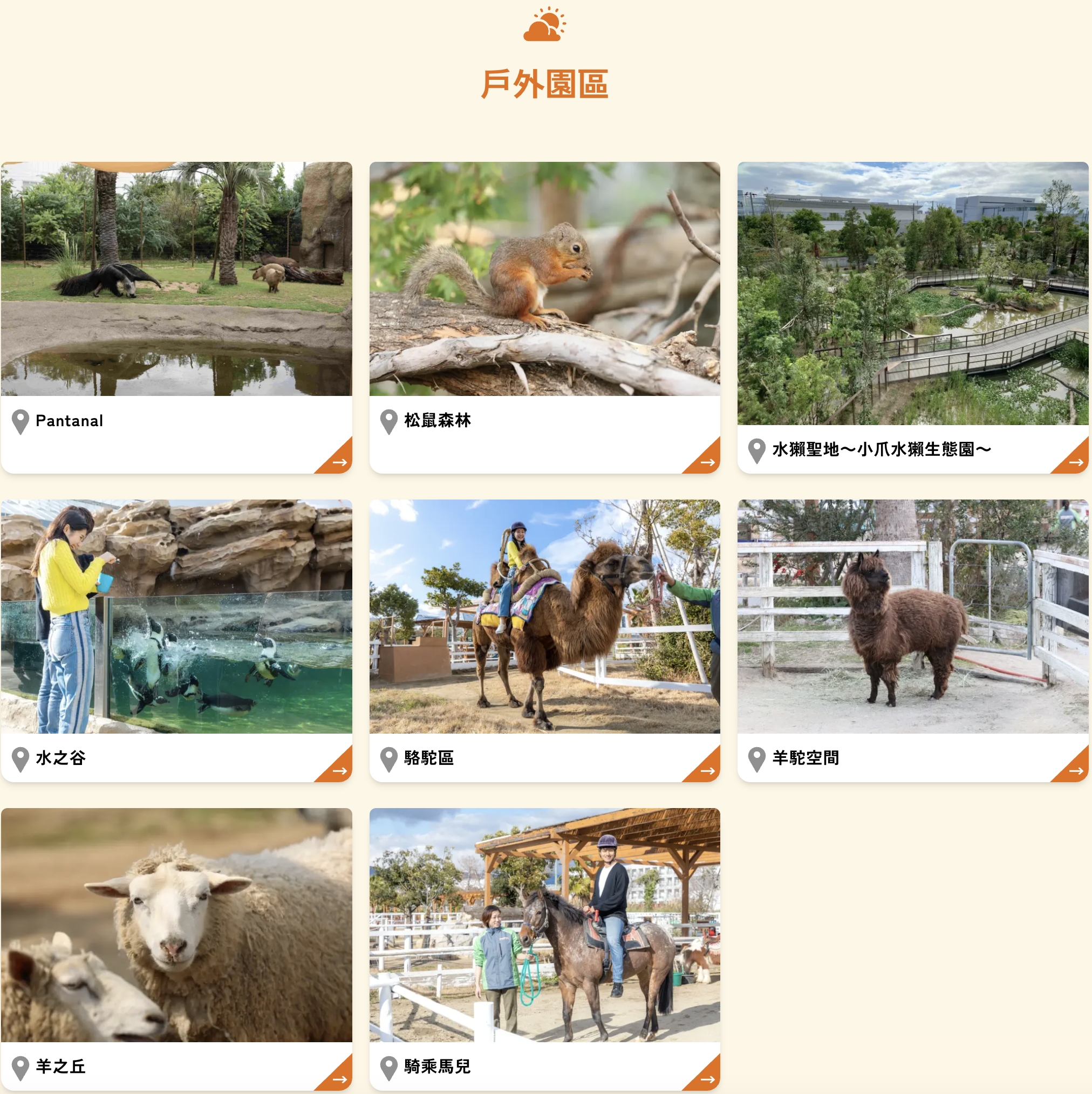 【神戶動物王國】大人小孩都瘋狂！親子推車友善溫室動物園.必體驗騎駱駝.騎馬.零距離餵食的動物天堂!