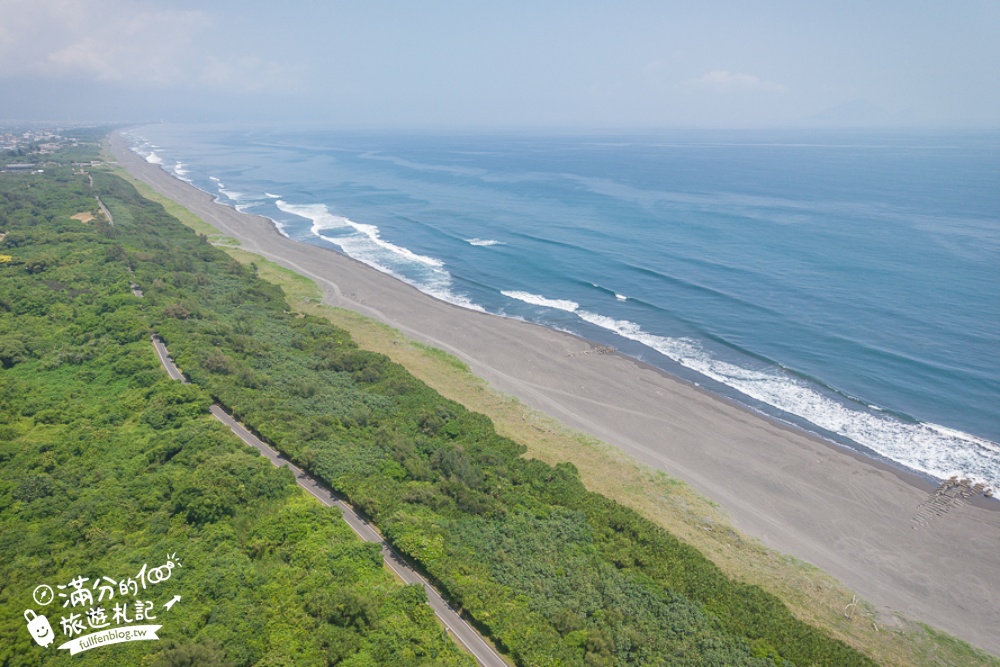 宜蘭【等日初】壯圍最新海景第一排景觀咖啡館.眺望龜山島.步行一分鐘即達海灘!