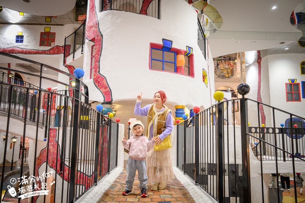 大阪親子景點【大阪兒童樂園Kids Plaza Osaka】全室內的土耳其城堡,兒童職業體驗.必玩巨大泡泡機!