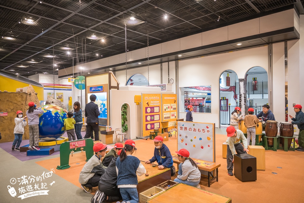 大阪親子景點【大阪兒童樂園Kids Plaza Osaka】全室內的土耳其城堡,兒童職業體驗.必玩巨大泡泡機!