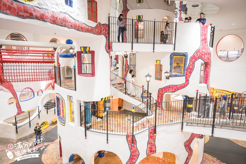 大阪親子景點【大阪兒童樂園Kids Plaza Osaka】全室內的土耳其城堡,兒童職業體驗.必玩巨大泡泡機!