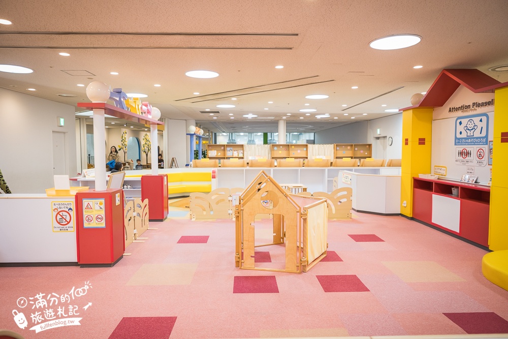 大阪親子景點【大阪兒童樂園Kids Plaza Osaka】全室內的土耳其城堡,兒童職業體驗.必玩巨大泡泡機!