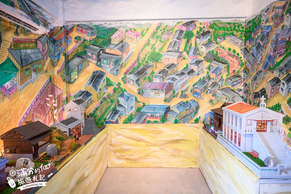瑞芳景點【祈堂老街一日遊】金瓜石美拍亮點,祈堂路彩虹階梯,金瓜石文化館，必吃山頂豆花&老礦工食堂!