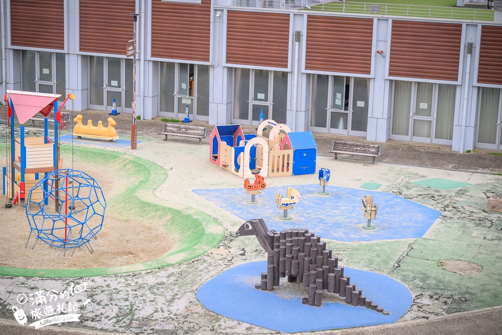 名古屋親子景點【戶田川綠地公園】免門票入園.必體驗賞櫻高空腳踏車.滾輪溜滑梯.遊戲場通通免費玩!