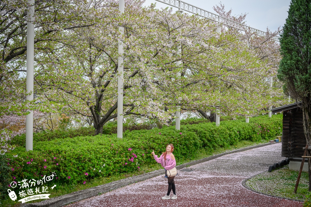 名古屋親子景點【戶田川綠地公園】免門票入園.必體驗賞櫻高空腳踏車.滾輪溜滑梯.遊戲場通通免費玩!