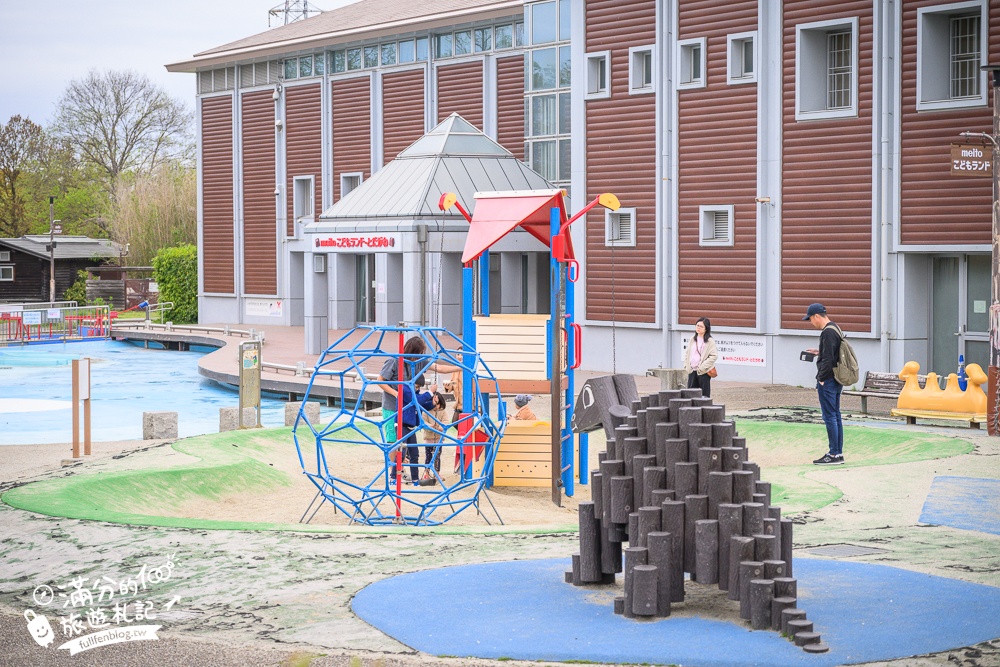 名古屋親子景點【戶田川綠地公園】免門票入園.必體驗賞櫻高空腳踏車.滾輪溜滑梯.遊戲場通通免費玩!
