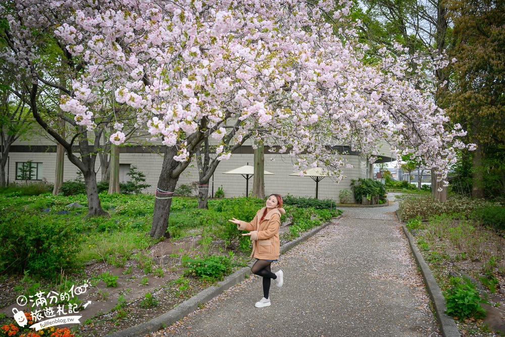 名古屋親子景點【戶田川綠地公園】免門票入園.必體驗賞櫻高空腳踏車.滾輪溜滑梯.遊戲場通通免費玩!