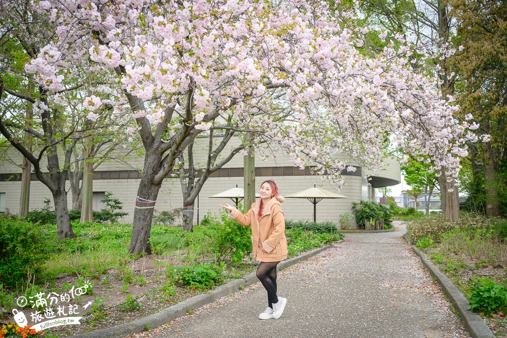 名古屋親子景點【戶田川綠地公園】免門票入園.必體驗賞櫻高空腳踏車.滾輪溜滑梯.遊戲場通通免費玩!